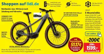 Lidl CRIVIT E-Mountainbike Angebot