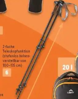 Lidl CRIVIT Aluminium-Trekkingstöcke Angebot