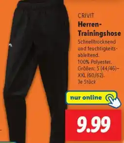 Lidl CRIVIT Herren Trainingshose Angebot
