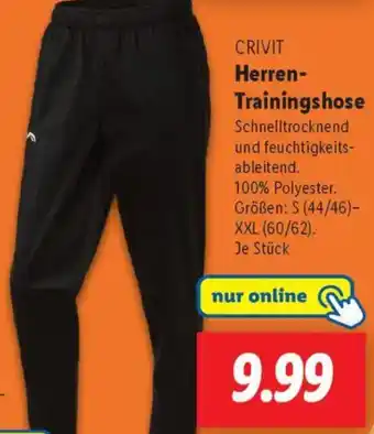 Lidl CRIVIT Herren Trainingshose Angebot