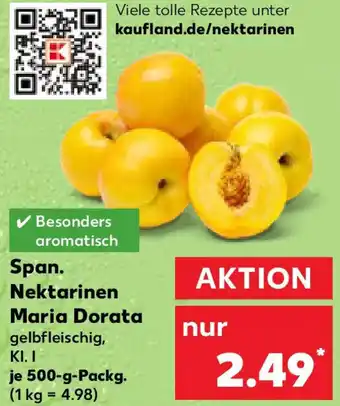 Kaufland Span. Nektarinen Maria Dorata Angebot