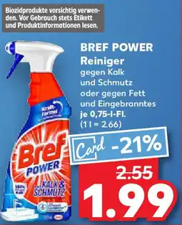 Kaufland BREF POWER Reiniger Angebot
