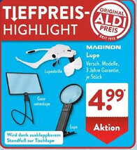 Aldi Süd MAGINON Lupe Angebot