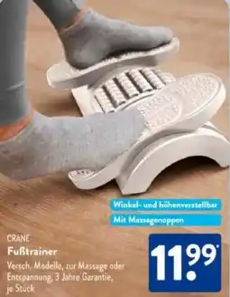 Aldi Süd CRANE Fußtrainer Angebot