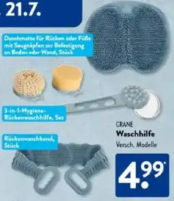 Aldi Süd CRANE Waschhilfe Angebot