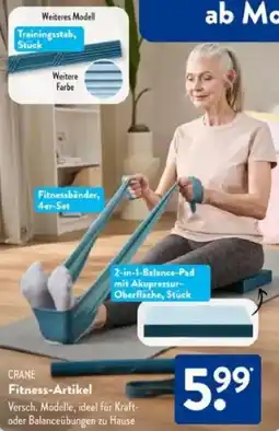 Aldi Süd CRANE Fitness-Artikel Angebot