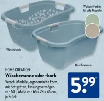 Aldi Süd HOME CREATION Wäschewanne oder -korb Angebot