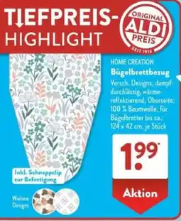 Aldi Süd HOME CREATION Bügelbrettbezug Angebot