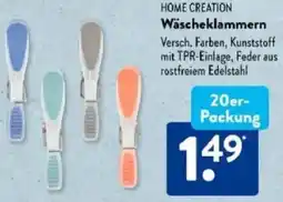 Aldi Süd HOME CREATION Wäscheklammern Angebot