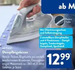 Aldi Süd AMBIANO Dampfbügeleisen Angebot