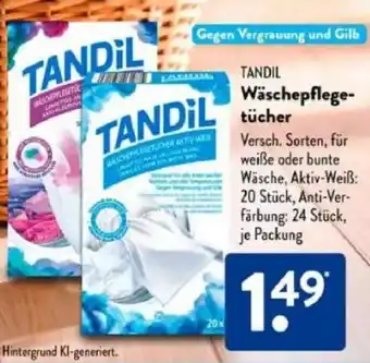 Aldi Süd TANDIL Wäschepflegetücher Angebot