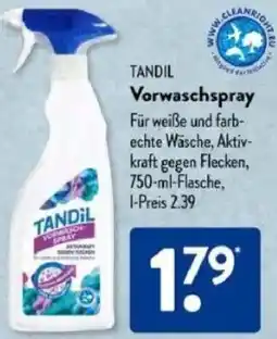 Aldi Süd TANDIL Vorwaschspray Angebot
