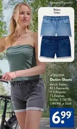 Aldi Süd UP2FASHION Denim-Shorts Angebot