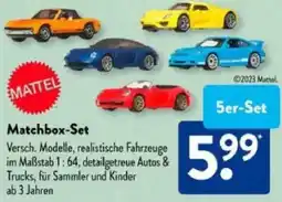 Aldi Süd MATTEL Matchbox-Set Angebot