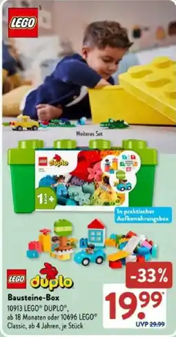 Aldi Süd LEGO/duplo Bausteine-Box Angebot