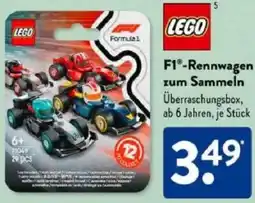 Aldi Süd LEGO F1° Rennwagen zum Sammeln Angebot