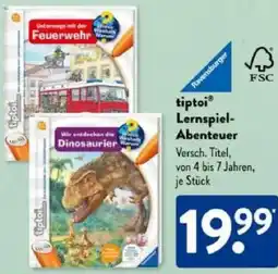 Aldi Süd Ravensburger tiptoi Lernspiel Abenteuer Angebot