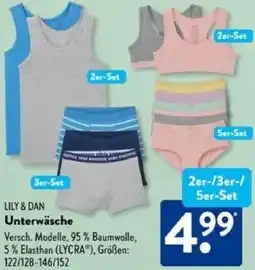 Aldi Süd LILY & DAN Unterwäsche Angebot