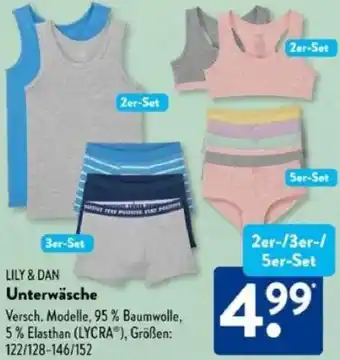 Aldi Süd LILY & DAN Unterwäsche Angebot