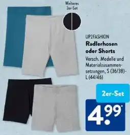 Aldi Süd UP2FASHION Radlerhosen oder Shorts Angebot