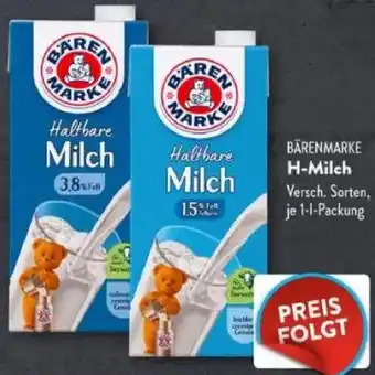 Aldi Süd BÄRENMARKE H-Milch Angebot