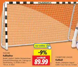 Lidl HUDORA Fußballtor Angebot