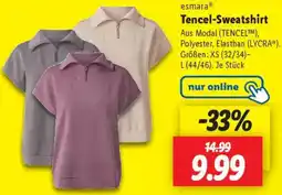 Lidl esmara Tencel-Sweatshirt Angebot