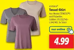 Lidl esmara Tencel-Shirt Angebot