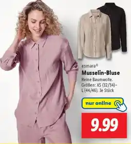 Lidl esmara Musselin-Bluse Angebot