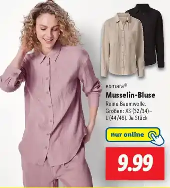 Lidl esmara Musselin-Bluse Angebot