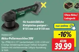 Lidl PARKSIDE Akku-Poliermaschine 20V Angebot