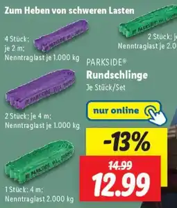 Lidl PARKSIDE Rundschlinge Angebot