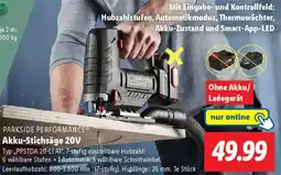 Lidl PARKSIDE PERFORMANCE Akku-Stichsäge 20V Angebot