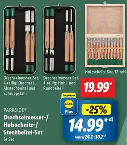 Lidl PARKSIDE Drechselmesser-/ Holzschnitz-/ Stechbeitel-Set Angebot