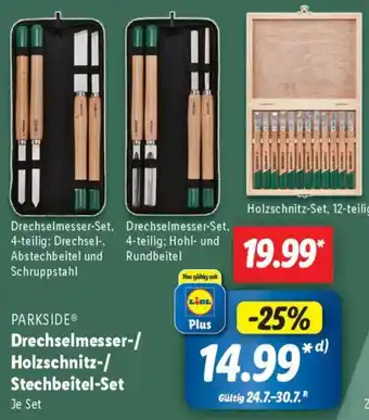 Lidl PARKSIDE Drechselmesser-/ Holzschnitz-/ Stechbeitel-Set Angebot