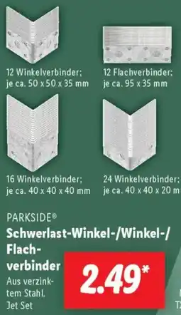 Lidl PARKSIDE Schwerlast-Winkel-/Winkel-/ Flachverbinder Angebot