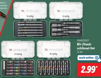 Lidl PARKSIDE Bit-/Steckschlüssel-Set Angebot
