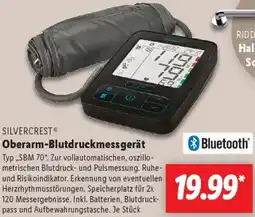 Lidl SILVERCREST Oberarm-Blutdruckmessgerät Angebot