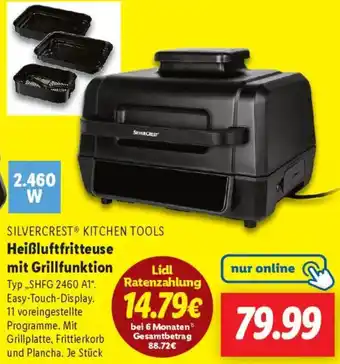 Lidl SILVERCREST KITCHEN TOOLS Heißluftfritteuse mit Grillfunktion Angebot
