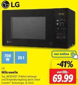 Lidl LG Mikrowelle Angebot