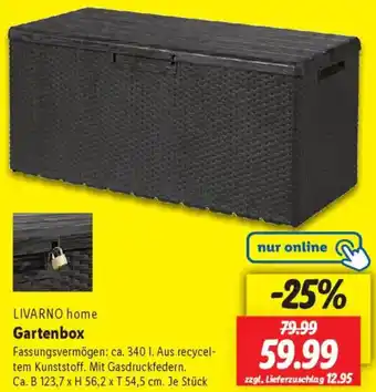 Lidl LIVARNO home Gartenbox Angebot