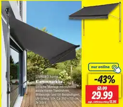 Lidl LIVARNO home Klemmmarkise Angebot
