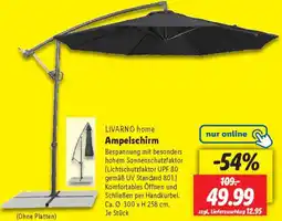 Lidl LIVARNO home Ampelschirm Angebot
