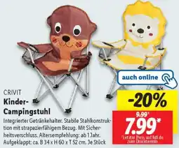 Lidl CRIVIT Kinder Campingstuhl Angebot