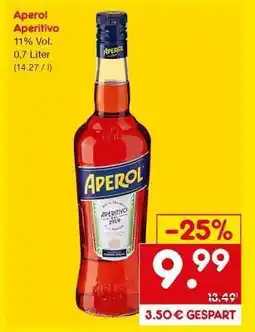 Netto Marken-Discount APEROL Aperitivo Angebot