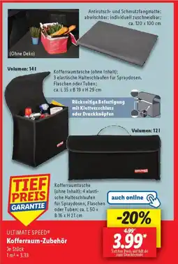 Lidl ULTIMATE SPEED Kofferraum-Zubehör Angebot