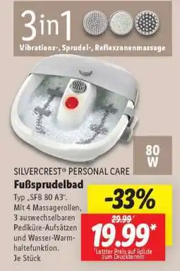 Lidl Fußsprudelbad Angebot