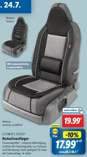 Lidl ULTIMATE SPEED Autositzaufleger Angebot