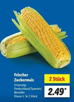 Lidl Frischer Zuckermais Angebot