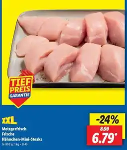 Lidl Metzgerfrisch Frische Hähnchen-Mini-Steaks Angebot